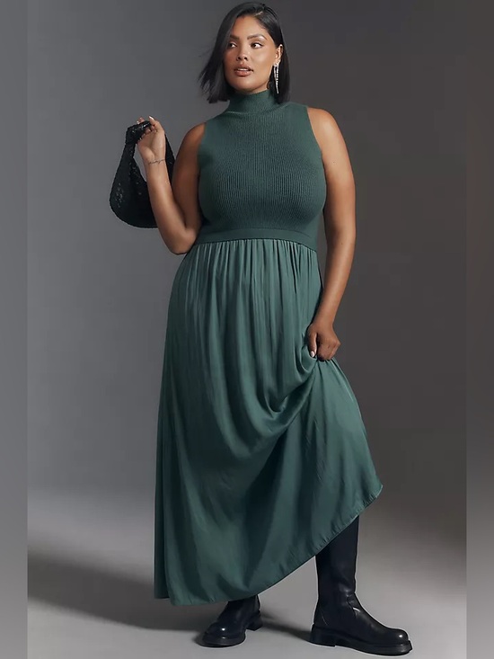 Anthropologie Dresses & Skirts - Anthropologie Thea Sleeveless Twofer Maxi Dress | XL